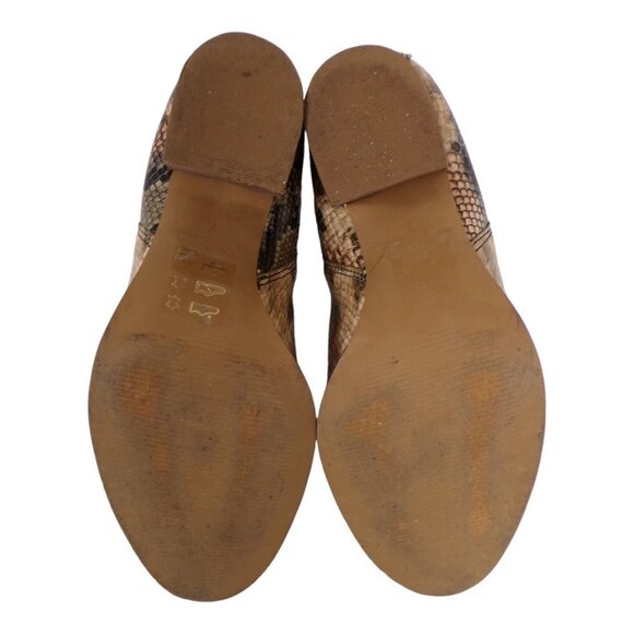 Madewell The Regan Chelsea Boot in Snake Embossed Leather Size 7 #1082 - Picture 9 of 12